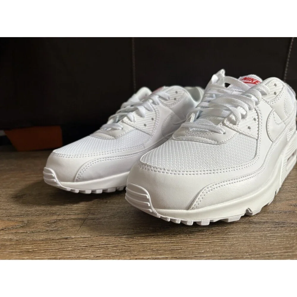 Nike Air Max 90 White Light Crimson Men’s Sz 13 DM0029-118 - Picture 10 of 13